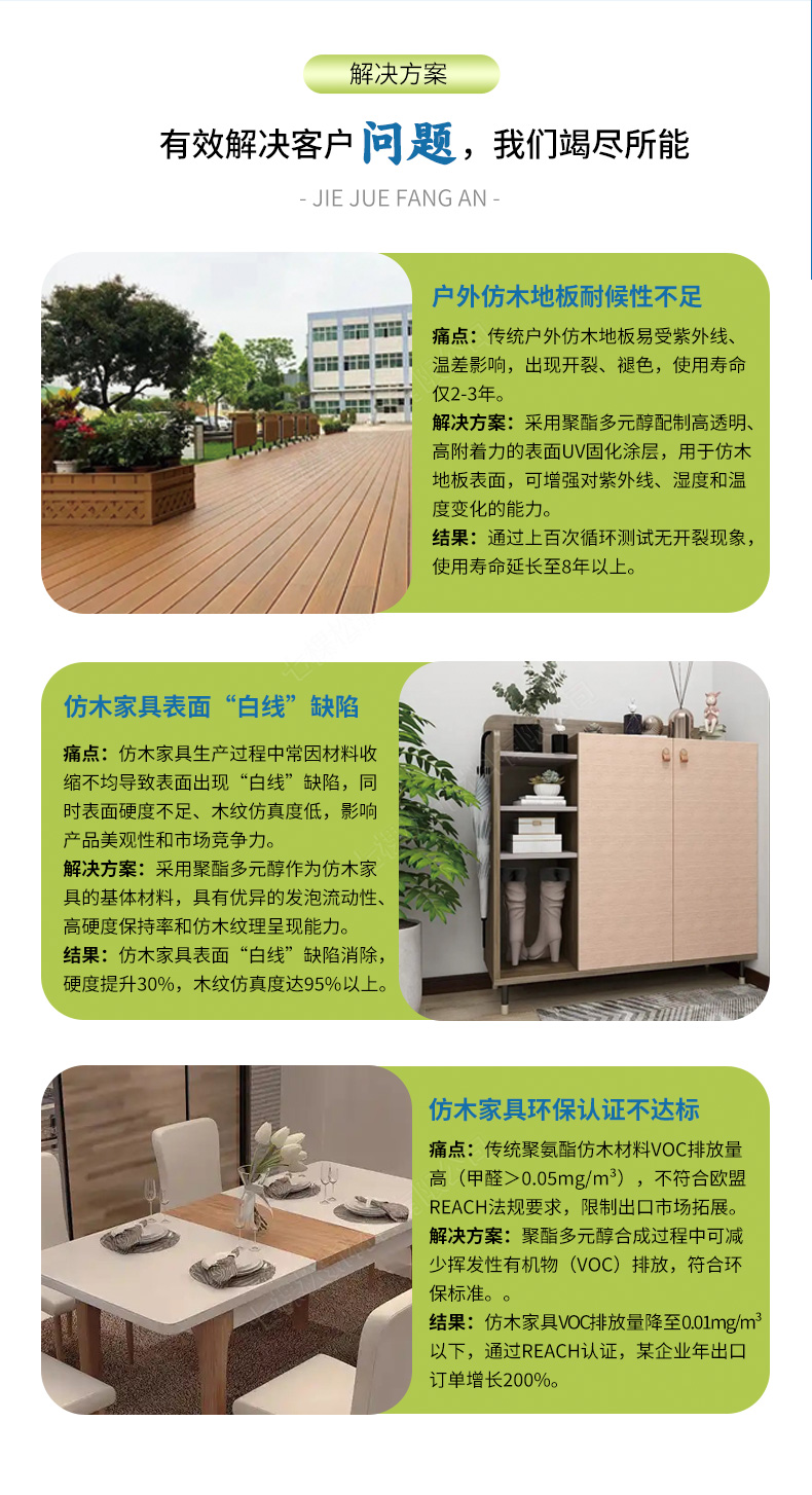 聚酯多元醇能解決哪些問(wèn)題？